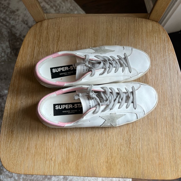 Golden Goose Super-Star Sneakers in Light Pink - Picture 3 of 7